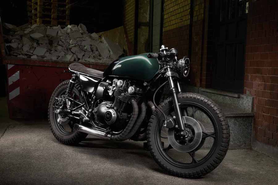 Suzuki GS 750 bazar noir caferacer